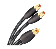 ADAPTER SNGL RCA MALE - 2 FEMALE - OUTLET